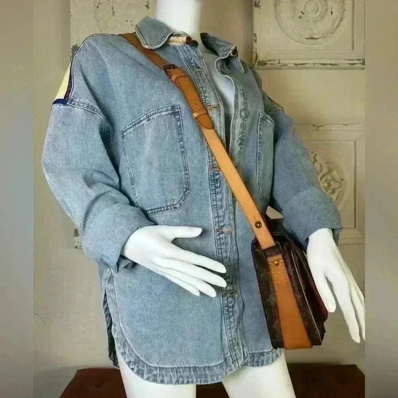 NWT Jacket! Jean jacket! oversized! only couple left! - Picture 4 of 16